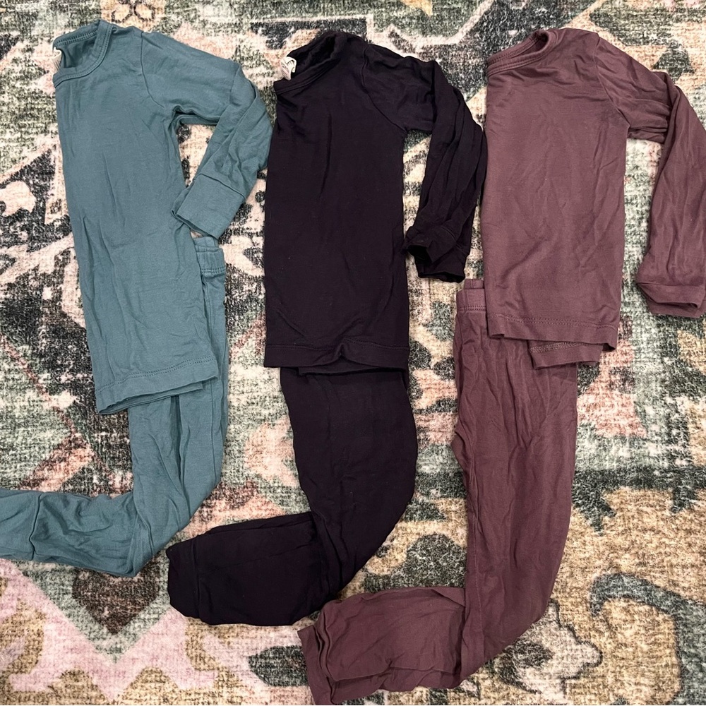 Kyte BABY Mauve Long Sleeve Pajama Bamboo Sets